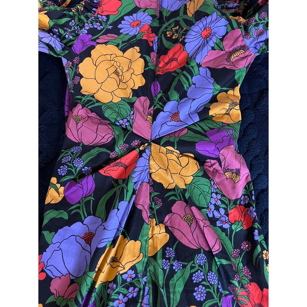 FARM Rio Black Bucolic Garden Maxi Dress NWOT XS (B20408) - Picture 8 of 12